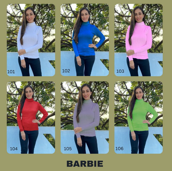 Fabzoo Barbie Winter Wear Wholesale Ladies Top Catalog
